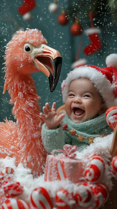 Festive Flamingo