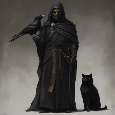 Shadow Monk and Raven Companion