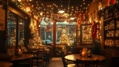 Cozy Christmas Cafe