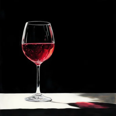 Glass of Wine Sketch