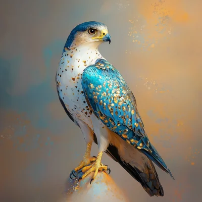 Sacred Gyrfalcon Portrait