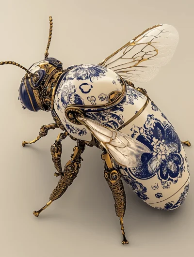 Porcelain Mechanical Bee