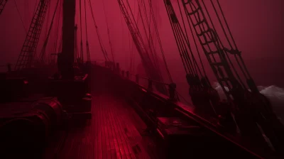 Galleon Deck in Fog