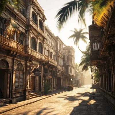 Ancient Bombay Street