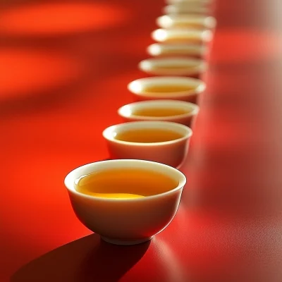 Graceful Jasmine Tea Setup