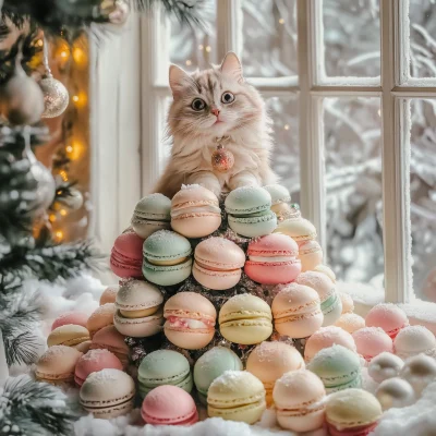 Macaroon Christmas Tree