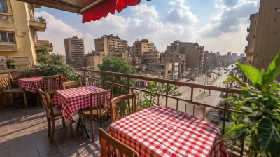 Balcony Overlooking Alwafra