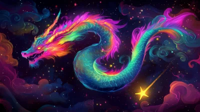 Colorful Dragon Fantasy