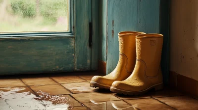 Rain Boots by the Door