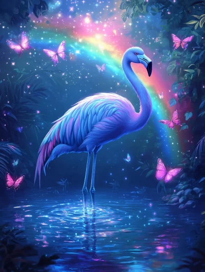 Magical Flamingo Fantasy