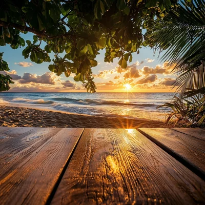 Tropical Beach Sunset