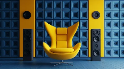 Colorful Room with Speakers