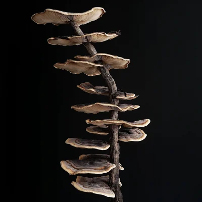 Wood Needle and Bracket Fungi