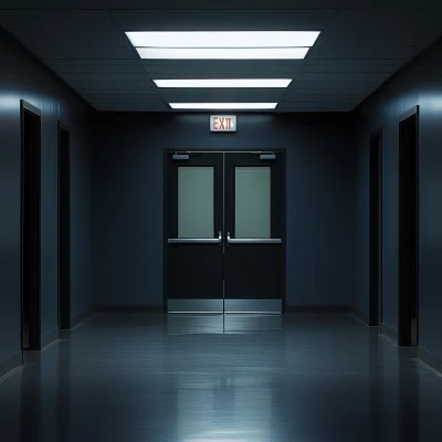 Dark and Moody Office Interior