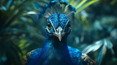 Elegant Peacock Display