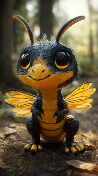 Cute Hybrid Bee