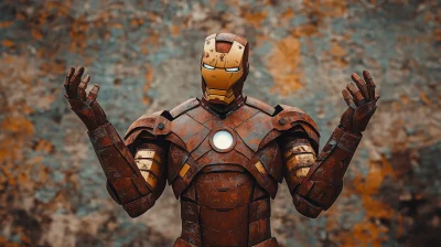 Rusty Iron Man Suit