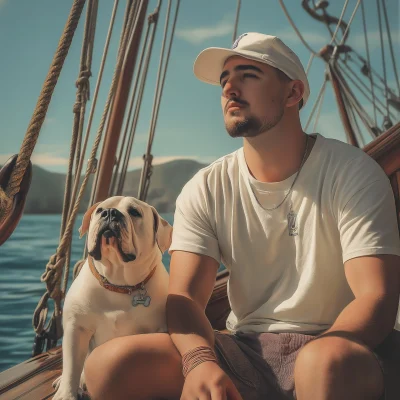 Klay Thompson on a Schooner