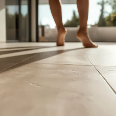 Modern Cream Tile Interior