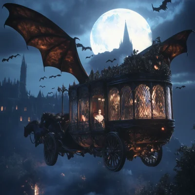 Gothic Flying Carriage