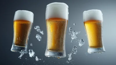 Chilled Beer Glasses