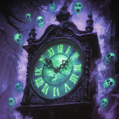 Haunted Grandfather Clock