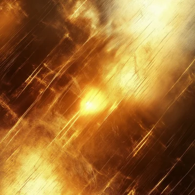 Shiny Golden Metal Background