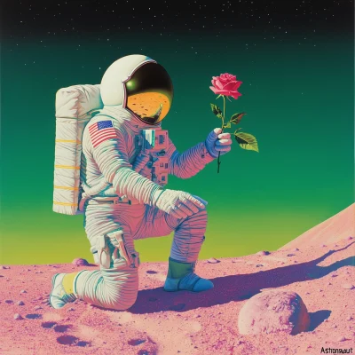 Astronaut on the Moon