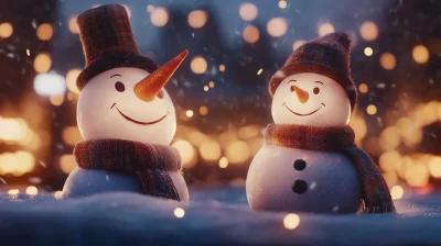 Smiling Snowman