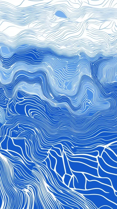 Abstract Blue and White Gradient