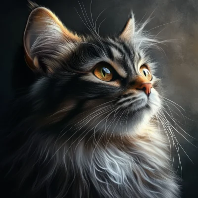 Cute Cat Portrait