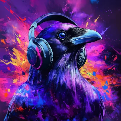 Hypnotic Raven Portrait