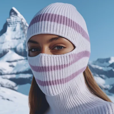 Fashion Model with Balaclava