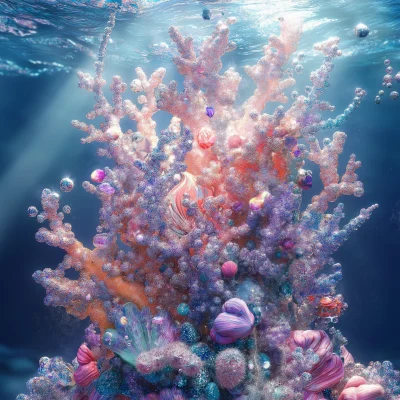 Gemstone Coral Underwater