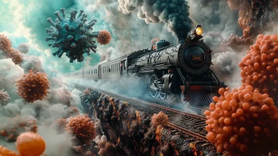 Steam Train in a World of Pills