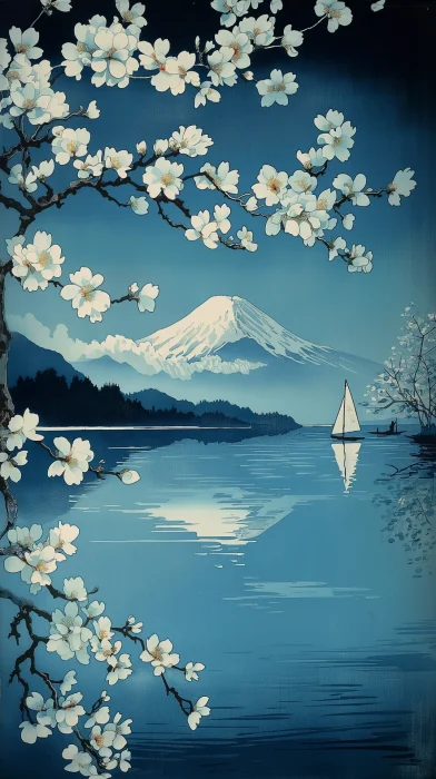 Mount Fuji in Spring