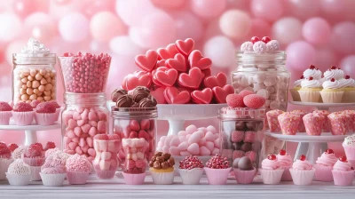 Valentine’s Day Candy Buffet