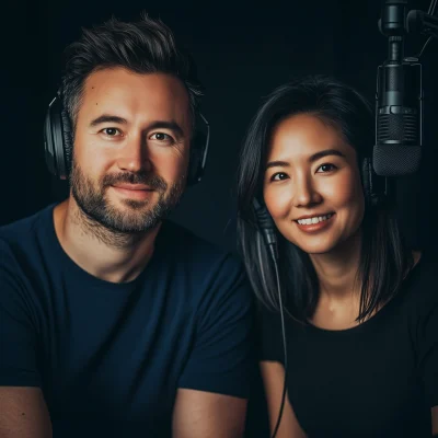 Podcast Hosts Portrait