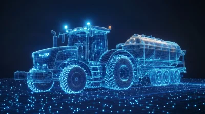 Luminous Tractor and Cart