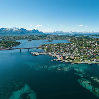 Aerial View of Tromsdød