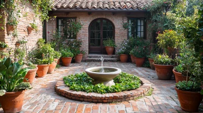 Intimate Mediterranean Patio