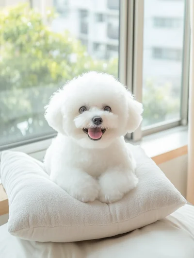 Adorable Bichon Frise Portrait