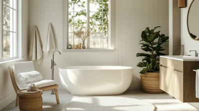 Cozy Contemporary Bathroom