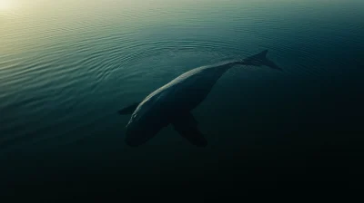 Aerial View of a Serene Lake