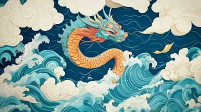 Chinese Mythical Snake