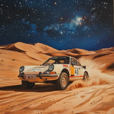 Porsche Dakar in Desert Dunes