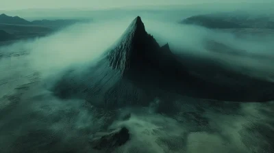 Misty Mountain Peaks