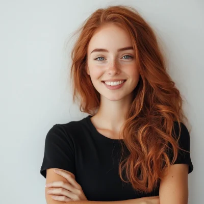 Smiling Young Irish Woman