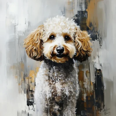 Poodle Portrait