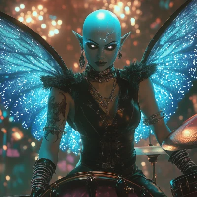 Dark Fae Drummer